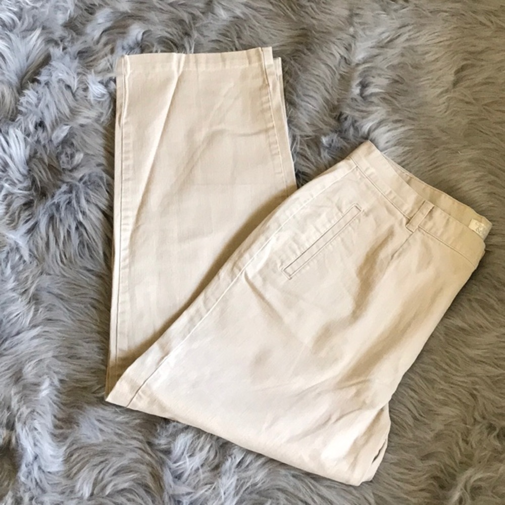 CHRISTOPHER & BANK OFF WHITE PANTS
